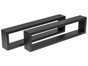 Stalowe niskie nogi 1szt. - industrialne/ loft Moso Design