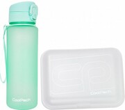 Zestaw bidon i śniadaniówka CoolPack BRISK miętowy, PASTEL / POWDER MINT 600 ml (Z16645+93491CP) Coolpack