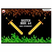 Blok rysunkowy A4 STRAPAK PIXEL Game (492040) STARPAK
