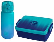 Zestaw bidon i śniadaniówka CoolPack BRISK MINI niebieskie ombre, GRADIENT OCEAN 400ml (04156CP+Z07509) Coolpack