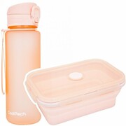 Zestaw bidon i śniadaniówka CoolPack BRISK PASTEL / POWDER PEACH 600 ml (Z16650+Z12650) Coolpack