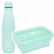 Zestaw bidon i śniadaniówka Drink&Go butelka termiczna CoolPack 500ml pastel, POWDER MINT (Z04645+Z12645) Coolpack