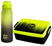 Zestaw bidon i śniadaniówka CoolPack BRISK żółte ombre, GRADIENT LEMON 600ml (04170CP+Z07510) Coolpack