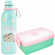 Zestaw bidon i śniadaniówka BUTELKA TERMICZNA PUSHEEN FOODIE 500ml BIDON TERMOS (BMHC003+Z07754) Coolpack