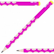Ołówek do nauki pisania JUMBO 2B RÓŻOWY HAPPY COLOR (12631) Happy Color