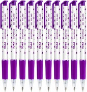 10x Długopis automatyczny w gwiazdki TOMA, fioletowy (TO-069SET10CZ) TOMA