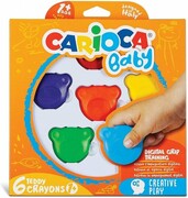 Kredki Misie Misiaki BABY dla dzieci 1+ 6 kolorów CARIOCA (160-2209) KW TRADE