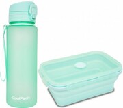 Zestaw bidon i śniadaniówka CoolPack BRISK miętowy, PASTEL / POWDER MINT 600 ml (Z16645+Z12645) Coolpack