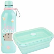 Zestaw bidon i śniadaniówka BUTELKA TERMICZNA PUSHEEN FOODIE 500ml TERMOS (BMHC003+Z12645) Coolpack