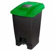 Kosz do segregacji odpadów na śmieci plastikowy KP110-Z 110 L Linea Trade