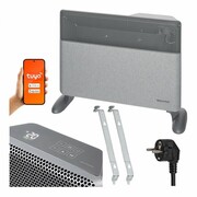 Szary Grzejnik elektryczny z Wi-Fi 1500W EGI-15S Warmtec