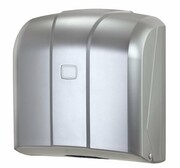 Pojemnik (podajnik) Faneco ZZ K4M na ręczniki papierowe w listkach, ścienny, plastikowy ABS,satynowy