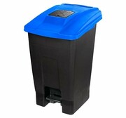 Kosz do segregacji odpadów na śmieci plastikowy KP110-N 110 L Linea Trade