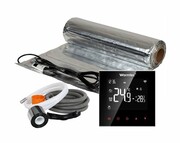 Zestaw pod Panele 1 m² | Mata Grzewcza AL + Regulator Temperatury SRT20W | AL-10 Warmtec