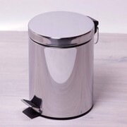 Chromowany kosz na śmieci 5 l S201