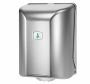 Srebrny pojemnik na ręczniki w roli max 20cm z wyciąganą tuleją OG1M Linea Trade