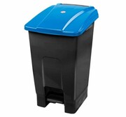 Kosz na odpady niebieski otwierany pedałem 70 l z tworzywa KP70-N