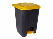 Kosz plastikowy otwierany przyciskiem pedałowym 45L Linea Trade KP45-Ż