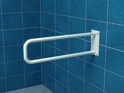 Poręcz stała łukowa dla niepełnosprawnych UR8s 80 cm stal węglowa emaliowana