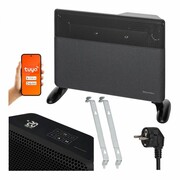 Antracytowy Grzejnik elektryczny z Wi-Fi 1500W EGI-15A Warmtec
