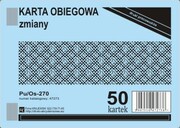 Karta obiegowa zmiany / A6 [Pu/Os-270]