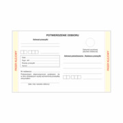 Pokwitowanie odbioru / kodeks postępowania cywilnego (2023.614) [Ms/Kpc-1s]