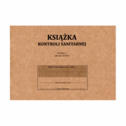 Książka kontroli sanitarnej A5 [Pu/Ksn-1]