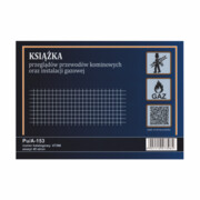 Książka przeglądów przewodów kominowych oraz instalacji gazowych [Pu/A-153]