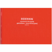 Dziennik czynności brygady patrolowo-interwenycyjnej [Pu/Dr-3]
