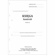 Księga kontroli - wersja elektroniczna