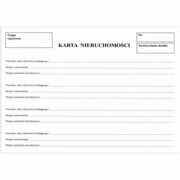 Karta nieruchomości [Pu/K-120]