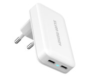 Silver Monkey Płaska ładowarka GaN 45W 2x USB-C Silver Monkey