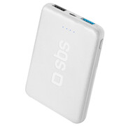 SBS POWERBANK SBS 4.000 mAh Pocket 2xUSB Biały # SBS