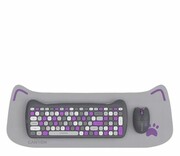 CANYON Zestaw klawiatura i mysz HSET-W6 Violet z podkładką CNS-HSETW6VT Zestaw klawiatura i mysz HSET-W6 Violet z podkładką CNS-HSETW6VT CANYON