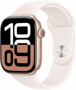 APPLE Watch 10 GPS 42mm koperta z aluminium (różowe złoto) + pasek sportowy rozmiar S/M (łagodny róż) Watch 10 GPS 42mm koperta z aluminium (różowe złoto) pasek sportowy rozmiar S/M (łagodny róż) APPLE