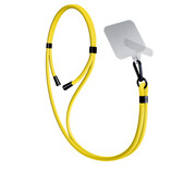 3mk Sznurek do Etui EasyClip Yellow (black) 3mk