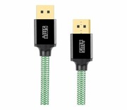 Silver Monkey X Kabel DisplayPort 2.0 Ultra w oplocie 3m zielony SMXA014 Kabel DisplayPort 2.0 Ultra w oplocie 3m zielony SMXA014 Silver Monkey X