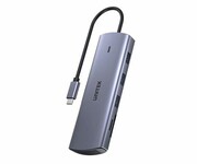 UNITEK Hub 9w1 USB-C Ethernet HDMI VGA 3xUSB-A czytnik kart PD 100W D1113A Hub 9w1 USB-C Ethernet HDMI VGA 3xUSB-A czytnik kart PD 100W D1113A UNITEK