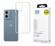 3mk Clear Case do Motorola Moto G05/E15 G4 3mk