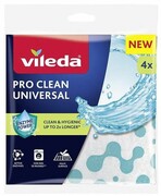 VILEDA Ściereczka uniwersalna z enzymami Vileda Pro Clean 4 szt. Ściereczka uniwersalna z enzymami Vileda Pro Clean 4 szt. VILEDA
