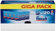Finish FINISH 6x20szt All in 1 Regular MEGA PROMO Tabletki do zmywa Finish