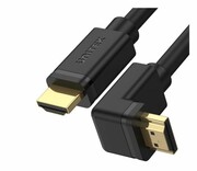 UNITEK Kabel kątowy 90° HDMI 2.0 - HDMI 4K/60Hz 3m Y-C1009 Kabel kątowy 90 HDMI 2.0 - HDMI 4K/60Hz 3m Y-C1009 UNITEK