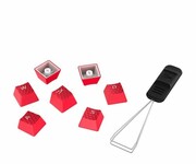 HYPERX Gumowe nakładki na klawisze do klawiatur mechanicznych Czerw 519T6AA Gumowe nakładki na klawisze do klawiatur mechanicznych Czerw 519T6AA HYPERX