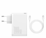 Ładowarka sieciowa BASEUS GaN2 Pro CCGAN2P-L02 100W Biały
