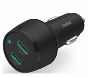 HAMA Ładowarka samochodowa PD/QC 45W 2xUSB-C 4047443489821 Ładowarka samochodowa PD/QC 45W 2xUSB-C 4047443489821 HAMA