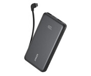 Anker Zolo Power Bank 10000mAh 22.5W Built-In USB-C Cable Black Anker