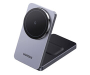 UGREEN Ładowarka indukcyjna 2w1 W528 do iPhone AirPods 20W szara UGREEN