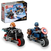 LEGO Marvel 76260 Motocykle Czarnej Wdowy i Kapitana Ameryki LEGO