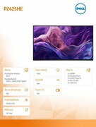 DELL 23.8'' P2425HE 210-BMJB/5Y Czarny 23.8 P2425HE 210-BMJB/5Y Czarny DELL