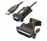 UNITEK Adapter USB - RS-232, DB25M Y-105A Adapter USB - RS-232 DB25M Y-105A UNITEK